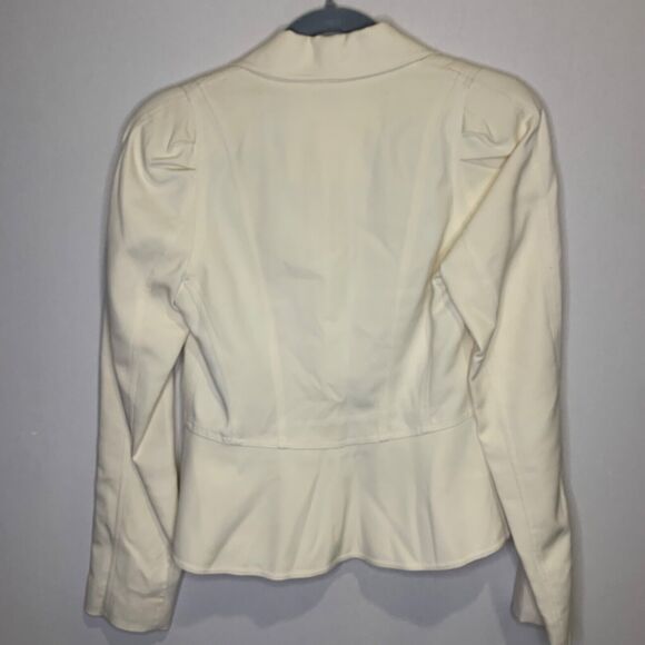 Magaschoni Collection Neutral Blazer - Ivory size 2 - Picture 4 of 6